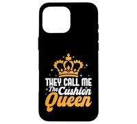 Cuscino Queen Crown Design Custodia per iPhone 16 Pro Max