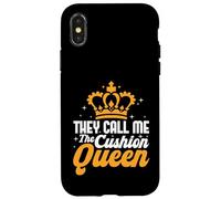 Cuscino Queen Crown Design Custodia per iPhone X/XS