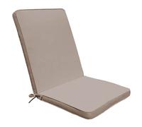 Cuscino Real Medio 90x40x4 cm in Poliestere Tortora