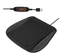Cuscino refrigerante per auto, con ventilatori silenziosi, 3 livelli di velocità, porta USB, per viaggi, giochi e guida in SUV, berlina e camion
