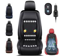 Cuscino Refrigerante Per Auto Icy Seat,Ventilato Con Funzione Massaggio E 24 Ventole,Universale 12V 24V,Supporto Schiena Traspirante,Ideale La Guida Estiva Restare Al Fresco(Black (24 fans) 12v)
