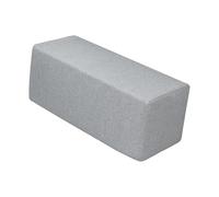 Cuscino regolabile per bracciolo del divano, cuscino arrotolabile per il collo rimovibile, per casa e hotel, cuscino di supporto lavabile (80 x 25 x 15 cm, grigio)