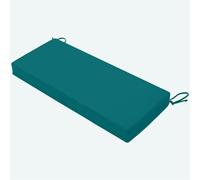 Cuscino Replacement per Divani da Esterno Impermeabile, Materassino Seduta con Fodera Lavabile e Lacci, per Panche, Altalene, Poltrone da Giardino e Arredo Patio(Dark green,70x30x5cm/28x12x2In)