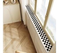Cuscino rettangolare per davanzale con superficie assorbente | anima soffice, fondo stabile, pensato per angoli lettura e zone relax A-04, 160x15cm