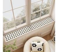 Cuscino rettangolare per davanzale con superficie assorbente | anima soffice, fondo stabile, pensato per angoli lettura e zone relax A-01, 90x15cm