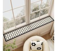 Cuscino rettangolare per davanzale con superficie assorbente | anima soffice, fondo stabile, pensato per angoli lettura e zone relax A-02, 80x15cm