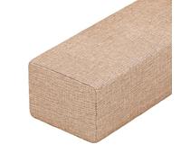 Cuscino rettangolare per letto, dimensioni personalizzate, per riempire le fessure del materasso, morbido cuscino a cuneo, estensore per colmare lo spazio tra il letto e la parete (caffè chiaro, 200 x