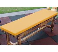 Cuscino rettangolare per panca da esterno impermeabile, 24 posti, per dondolo da giardino, patio, colore giallo, 160 x 45 x 5 cm, resistente e confortevole, perfetto per l'uso in terrazza e veranda