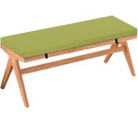 Cuscino rettangolare per panca in schiuma ad alta densità, spessore 5 cm, con cinghia antiscivolo, per mobili da interni ed esterni, ideale per finestre, pianoforti, sale da pranzo