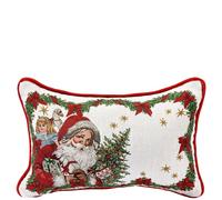 Cuscino rettangolare reversibile Babbo Natale