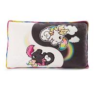 Cuscino rettangolare unicorni Rainbow Yin e Rainbow Yang 43 x 25 cm
