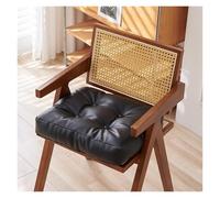 Cuscino Reversibile a Doppia Faccia in Similpelle Impermeabile - Supporto ergonomico Antiscivolo per sedie da Pranzo e sgabelli da Ufficio, Ideale per l'uso Invernale