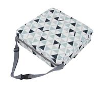 Cuscino Rialzato per Seggiolino per Bambini Dal Design Portatile Sedia da Pranzo per Bambini Seggiolino in Spugna Cuscino Morbido e Confortevole per Bambini (triangolo)