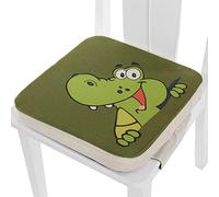 Cuscino Rialzo da Sedia per Bambini, Enhome Smontabile Regolabile Cuscino Alzasedia Comodo e Facile da Pulire Seggioloni Cuscino Seduta per Sedia da Giardino (coccodrillo,40x40x5cm)