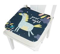 Cuscino Rialzo da Sedia per Bambini, Enhome Smontabile Regolabile Cuscino Alzasedia Comodo e Facile da Pulire Seggioloni Cuscino Seduta per Sedia da Giardino (Unicorn,40x40x10cm)