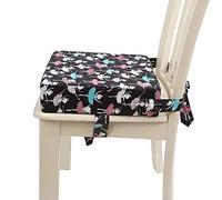 Cuscino Rialzo da Sedia per Bambini, Fansu Comodo e Facile da Pulire Smontabile Regolabile Cuscino Alzasedia per Seggioloni Cuscino Seduta per Sedia da Giardino (32x32x8cm,balletto)