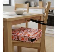 Cuscino Rialzo per Bambini Fodera Rimovibile e Lavabile per Viaggio, Ristorante