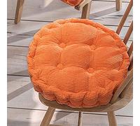 Cuscino rialzo per poltrona, Square Round Chair Cushion Seat Pad 40x40cm To 50x50cm 8-10cm Multicolor For Indoors Outdoors(Orange,B-45x45cm)