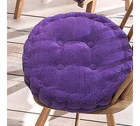 Cuscino rialzo per poltrona, Square Round Chair Cushion Seat Pad 40x40cm To 50x50cm 8-10cm Multicolor For Indoors Outdoors(Purple,B-45x45cm)