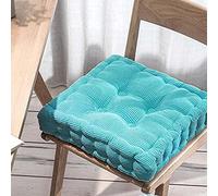Cuscino rialzo per poltrona, Square Round Chair Cushion Seat Pad 40x40cm To 50x50cm 8-10cm Multicolor For Indoors Outdoors(Sky Blue,A-40x40cm)