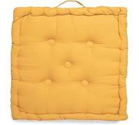 Cuscino rialzo quadrato per poltrona, 100% cotone, grande, per sedia da pranzo, spesso, solido, ideale per casa, ufficio, giardino, gravidanza, maternità, anziani, post intervento chirurgico (senape)