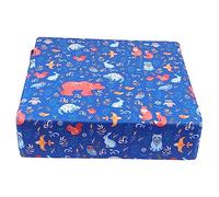Cuscino Rialzo Ragazzo Ragazza Portatile 32x32x8cm, Doppie Cinghie | Poliestere e Spugna, Lavabile in Lavatrice, per Uscire e Scrivere su Sedia