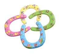 Cuscino Riduttore Wc per Ragazzo Ragazza Maniglie, Pvc, 4 Pezzi | Sedile Morbido Antiscivolo, Uso Bagno in Casa, per Addestramento Toilette, Colore Casuale