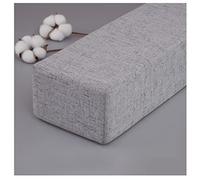 Cuscino riempitivo per Lo Spazio tra i Letti, Colore Grigio - Protezione Imbottita per testiera e Materasso, Cuscino allargante per Lo Spazio tra i Letti, 10x15x50 cm, Ideale per Un Sonno Si