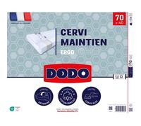 Cuscino rigido - DODO - Supporto cervicale - 40 x 70 cm - Bianco