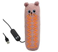 Cuscino riscaldante animale in peluche, cuscino riscaldante per crampi | cuscino riscaldante regolabile plug-in piccolo cuscino riscaldante | cuscino riscaldante portatile in peluche per animali