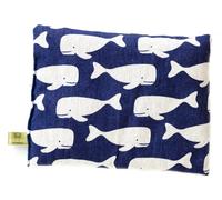 Cuscino Riscaldante BIO Per Microonde Miniblings 23x17cm Balene Blu E Bianco