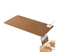 Cuscino riscaldante da scrivania | Sottomano riscaldato | Tappetino da scrivania caldo elettrico a temperatura regolabile | Blocco di scrittura desktop, 3 ore di spegnimento automatico, tampone per