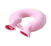 Cuscino riscaldante da viaggio, a forma di U, con riempimento di acqua calda, per ufficio e viaggi, borsa dell'acqua calda