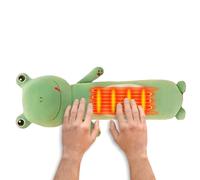 Cuscino riscaldante elettrico, 5 livelli di temperatura, timer, design animale, morbido dispenser di calore per il corpo, per donne, ragazze, dolori di regolazione, inverno, casa, ufficio, regalo