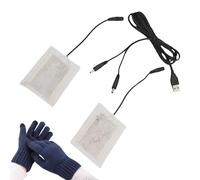 Cuscino riscaldante elettrico per le mani, 5 V, guanti invernali, 6 x 8 cm, con materiale robusto, accessorio invernale con design confortevole, cuscino riscaldante per giocatori ed escursionisti