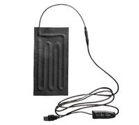 Cuscino riscaldante elettrico USB in fibra di carbonio, 5 V, 2 A, USB, per la vita, l'addome, cuscino riscaldante per animali domestici, cuscino riscaldante (10 x 20 cm)