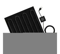 Cuscino riscaldante - fibra di carbonio + grafene, cuscino riscaldante elettrico, controllo della temperatura senza sforzo | Coperta elettrica di buona durata, confortevole flanella per cuscini