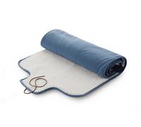 medisana OL 850 coperta riscaldante per esterni, coperta termica senza fili con 3 livelli di temperatura per i viaggi, con materiale morbido e soffice, arrotolabile e con borsa per riporla