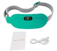 Cuscino riscaldante mestruale, riscaldamento rapido, livelli di calore regolabili, senza fili e portatile, ricaricabile tramite USB, design ergonomico, confezione regalo bianca
