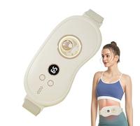 Cuscino riscaldante mestruale senza fili, cintura termica portatile, fascia per la schiena regolabile, fascia per crampi e comfort, per donne, viaggi, appartamento, casa, dormitorio, ufficio, 20 x 8 x