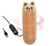 Cuscino riscaldante per animali di peluche, cuscino riscaldante contro i crampi - cuscino riscaldante multiuso per gatti - Cuscino riscaldante USB per animali con timer per viaggi a casa, in