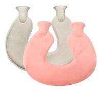 Cuscino riscaldante per collo e spalle con design ispessito per migliorare il calore e la terapia del calore lenitiva (rosa)