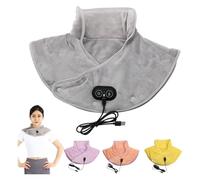 Cuscino riscaldante per Collo e Spalle - Scaldaspalle Elettrico Avvolgente per Collo,Tappetino Riscaldante a Riscaldamento Rapido con 3 Impostazioni di Calore, Scialle Riscaldato