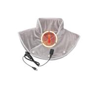Cuscino riscaldante per collo e spalle, scaldino elettrico con massaggiatore a vibrazione, spegnimento automatico, cuscinetti termici rapidi, per uomini, anziani, casa, lavoro, relax dopo lo sport