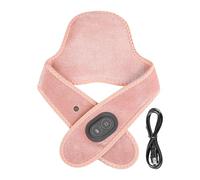 Cuscino riscaldante per collo - USB Velvet 66 x 14 cm 128 g massaggiatore con 3 impostazioni di temperatura | Avvolgimento termico per schiena e spalle, per rilassamento muscolare,