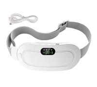 Cuscino riscaldante per crampi mestruali - ABS cervo velluto 18,5 x 8,5 x 2,5 cm, cuscino riscaldante mestruale ricaricabile senza fili con calore regolabile, donne e ragazze, cintura riscaldante