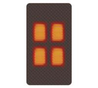 Cuscino riscaldante per gatti - Controllo della temperatura a 4 zone, USB rapido regolabile, dispositivo di letto riscaldamento, tappetino caldo traspirante per animali domestici, comodo per i viaggi