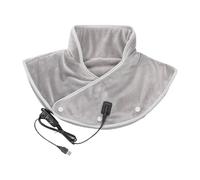 Cuscino riscaldante per il collo | Collare riscaldante con 3 livelli di temperatura - Padiglione termico portatile morbido per donne per meditare, viaggi, apprendimento, casa, guida, meditazione