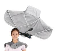 Cuscino riscaldante per il collo, cuscino riscaldante per le spalle, cuscino riscaldante portatile, avvolgitore per collo riscaldato, cuscino riscaldante USB, scalda collo regolabile, per casa, tra