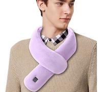 Cuscino riscaldante per il collo, scaldacollo riscaldato, Cuscinetto invernale per ricarica intelligente, Fascia riscaldante senza fili a 3 livelli di riscaldamento, fascia per il collo riscaldata per